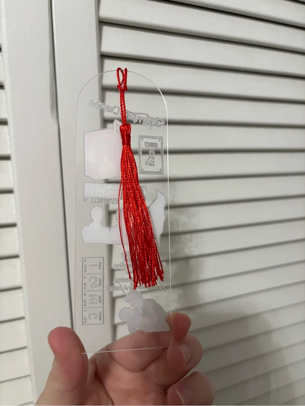 Vampire tv show fandom vibes handcrafted bookmark by me